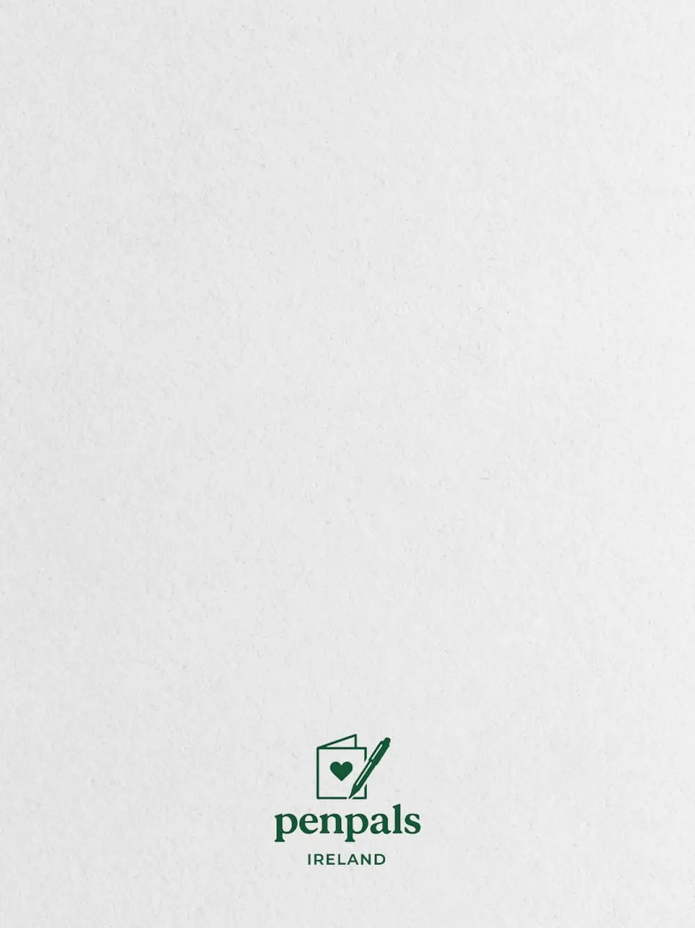 Hand-written card design